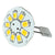 Lunasea G4 Back Pin 0.9" LED Light - Cool White OutdoorUp