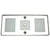 Lunasea LED Ceiling/Wall Light Fixture - Touch Dimming - Warm White - 6W OutdoorUp
