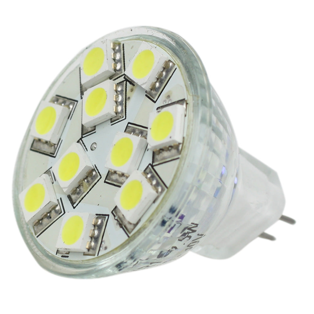 Lunasea MR11 10 LED Light Bulb - Cool White OutdoorUp