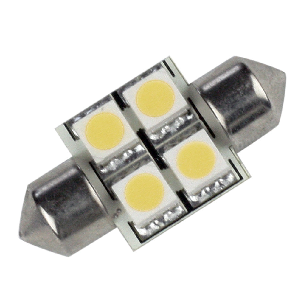 Lunasea Pointed Festoon 4 LED Light Bulb - 31mm - Cool White OutdoorUp
