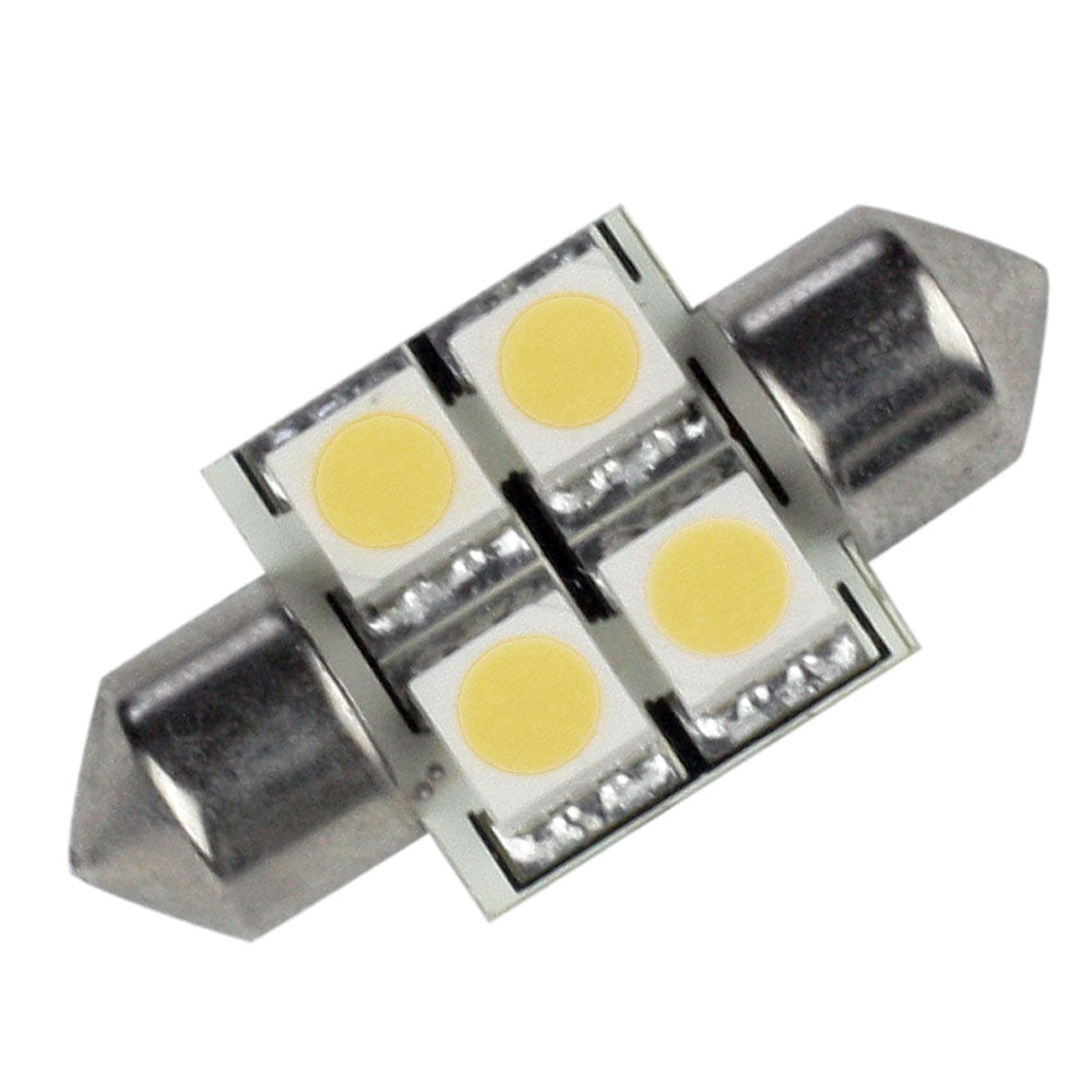 Lunasea Single-Sided 4 LED Festoon - 10-30VDC/0.7W/60 Lumens - Warm White OutdoorUp