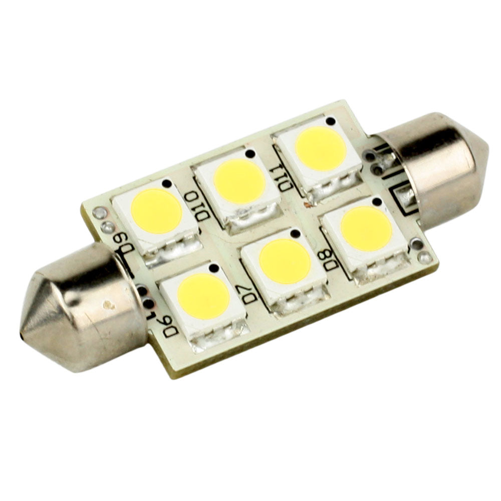 Lunasea Single-Sided 6 LED Festoon - 10-30VDC/1.5W/97 Lumens - Warm White OutdoorUp