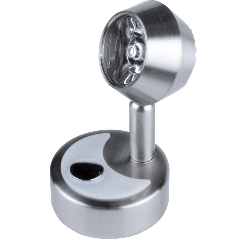 Lunasea Wall Mount LED Light w/Touch Dimming - Warm White/Brushed Nickel Finish OutdoorUp