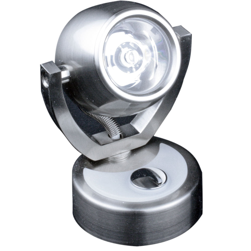 Lunasea Wall Mount LED Light w/Touch Dimming - Warm White/Brushed Nickel Finish - Rotating Light OutdoorUp