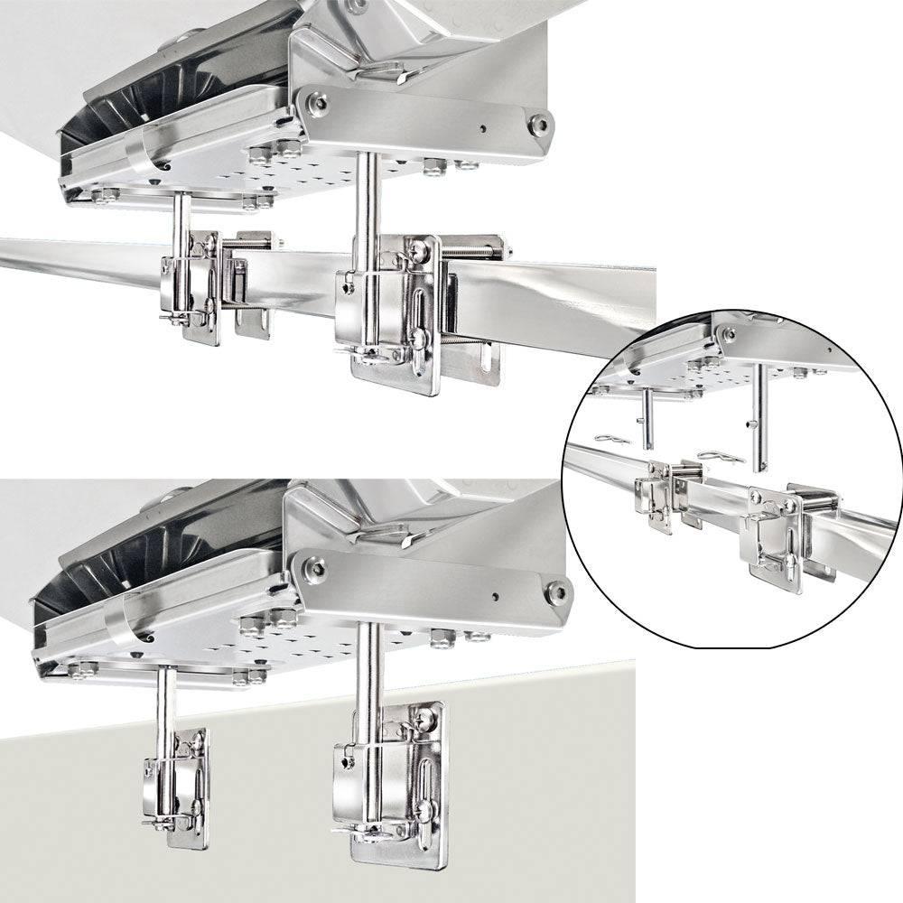 Magma Dual Side Bulkhead or Square/Flat Rail Mount OutdoorUp