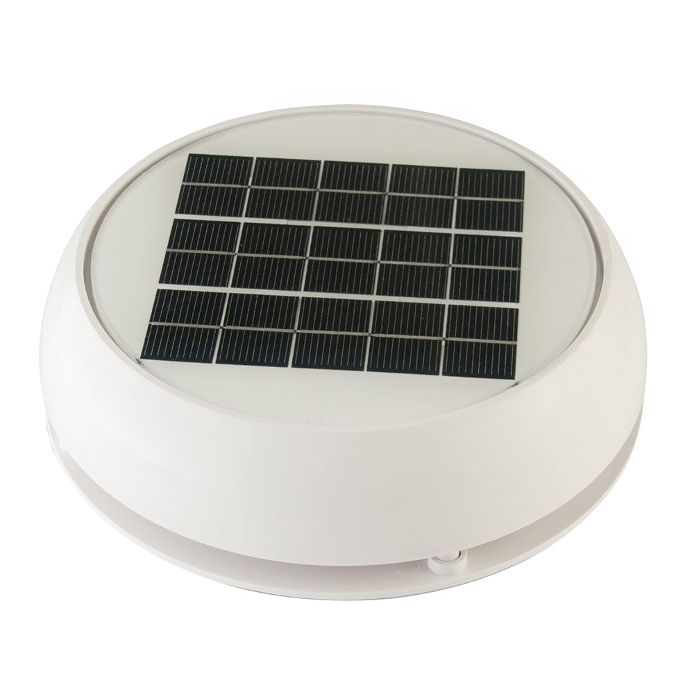 Marinco Day/Night Solar Vent 4" - White OutdoorUp