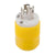 Marinco Locking Plug - 15A, 125V - Yellow OutdoorUp