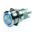 Marinco Push Button Switch - 24V Momentary (On)/Off - Blue LED OutdoorUp