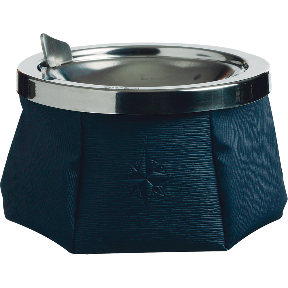 Marine Business Windproof Ashtray w/Lid - Navy Blue OutdoorUp