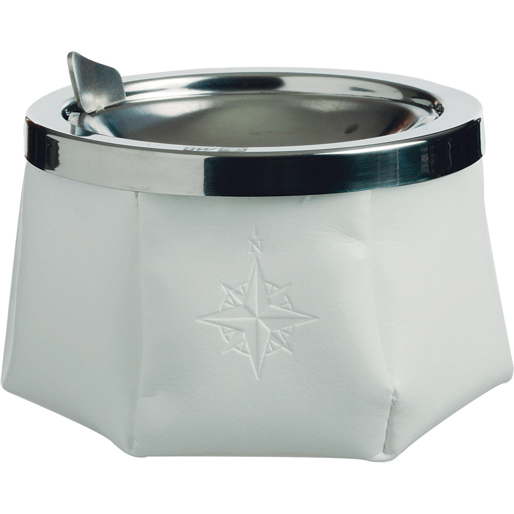 Marine Business Windproof Ashtray w/Lid - White OutdoorUp