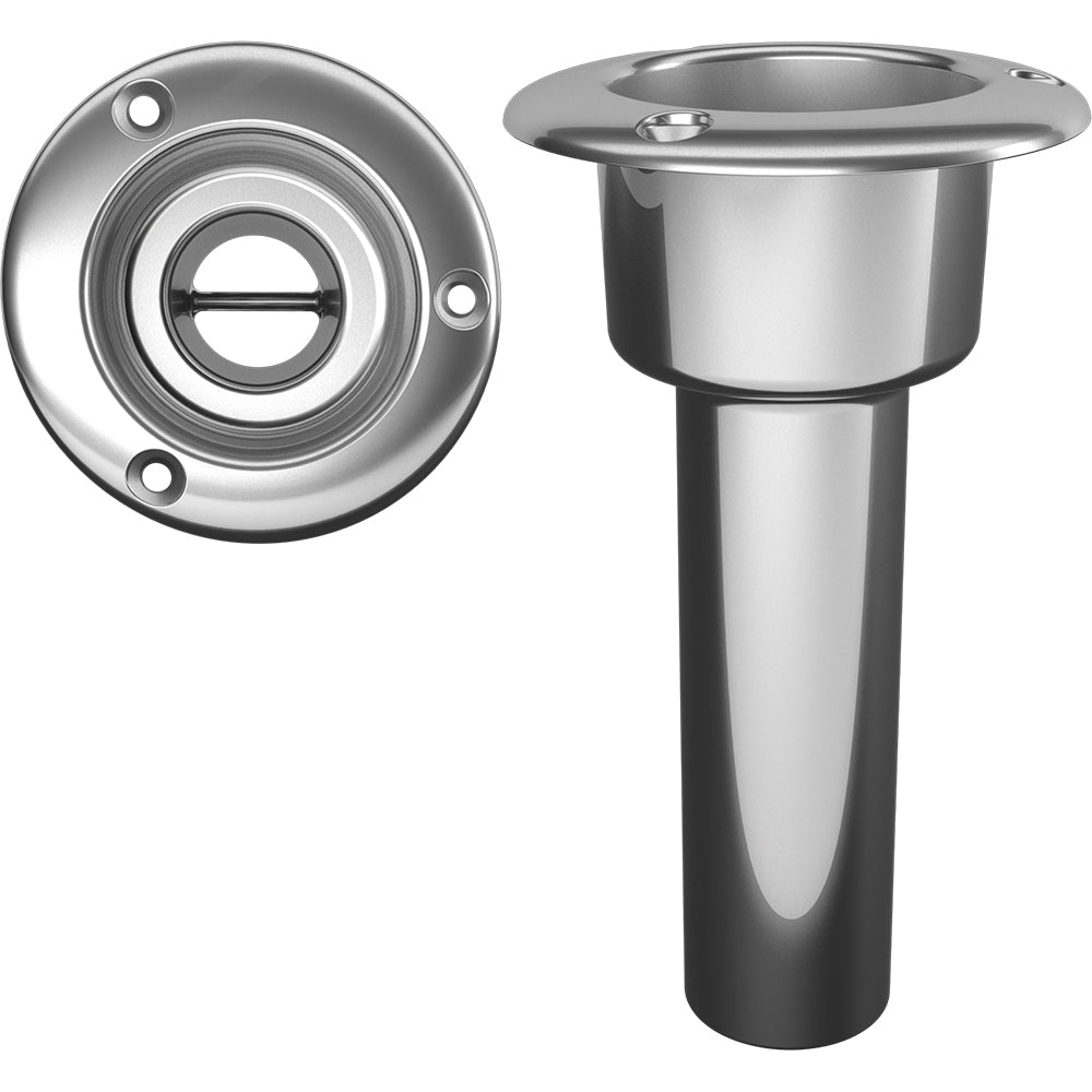 Mate Series Stainless Steel 0 Rod  Cup Holder - Open - Round Top OutdoorUp
