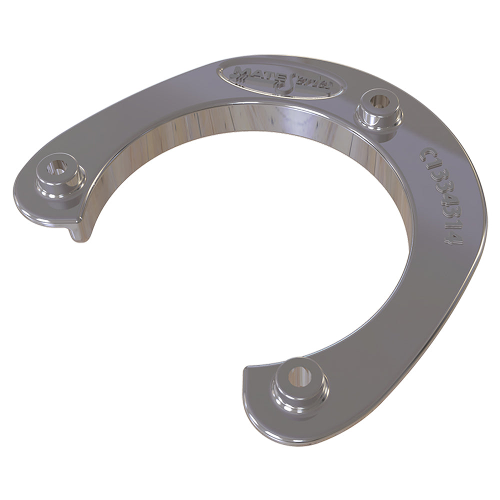 Mate Series Stainless Steel Rod  Cup Holder Backing Plate f/Round Rod/Cup Only f/3-3/4" Holes OutdoorUp