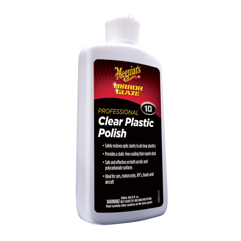 Meguiar's #10 Clear Plastic Polish - 8oz OutdoorUp