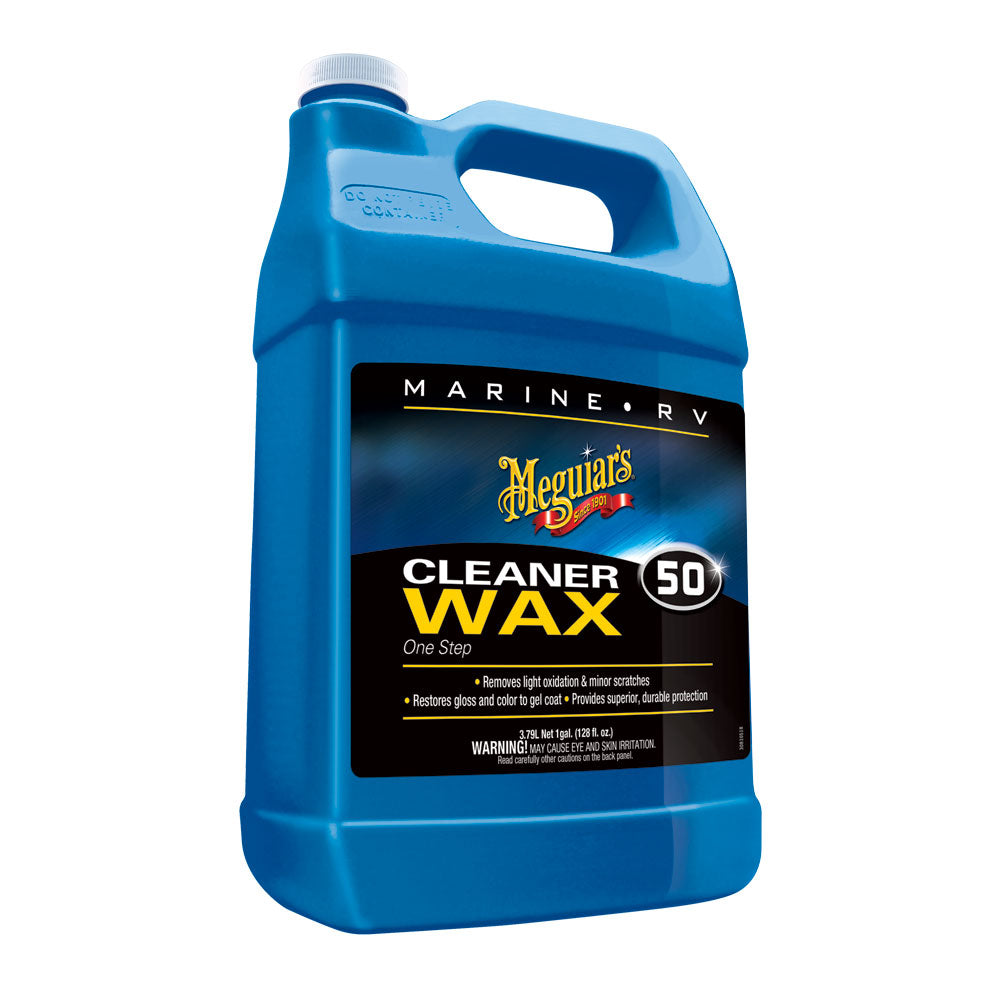 Meguiar's #50 Boat/RV Cleaner Wax - Liquid 1 Gallon OutdoorUp