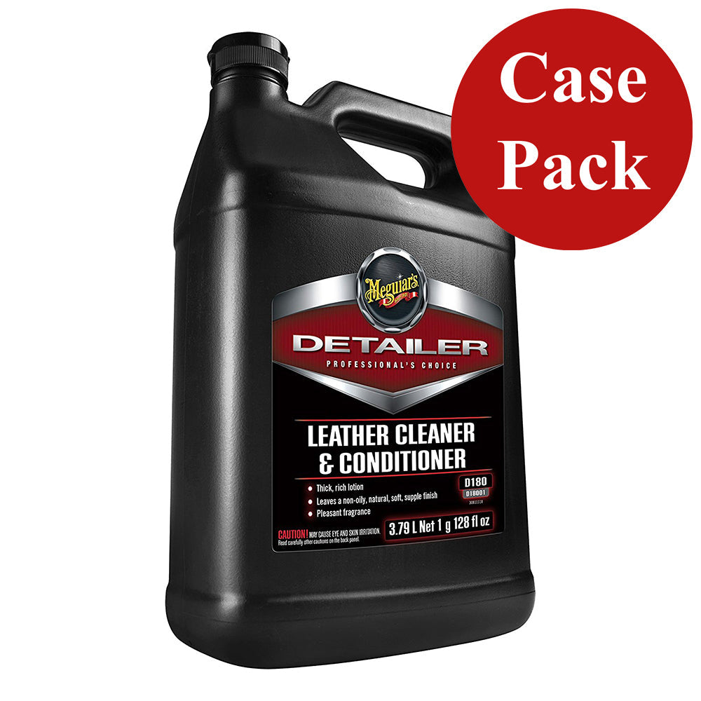 Meguiars Detailer Leather Cleaner  Conditioner - 1-Gallon *Case of 4* OutdoorUp