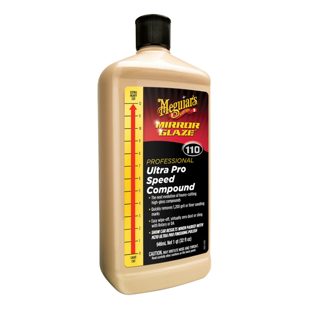 Meguiars Mirror Glaze Ultra Pro Speed Compound - Heavy Cut, High Gloss - 32oz OutdoorUp