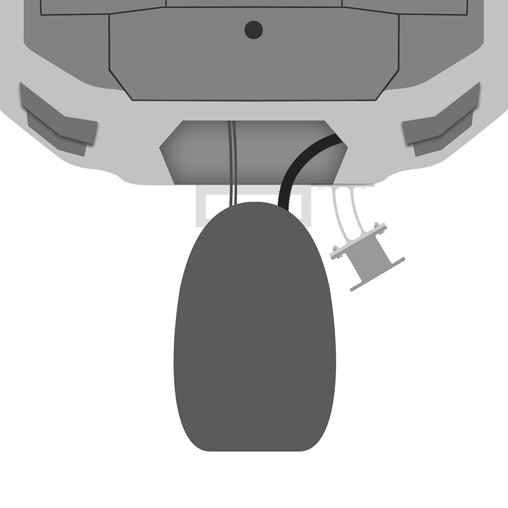 Minn Kota 3" Raptor Setback Bracket - White OutdoorUp