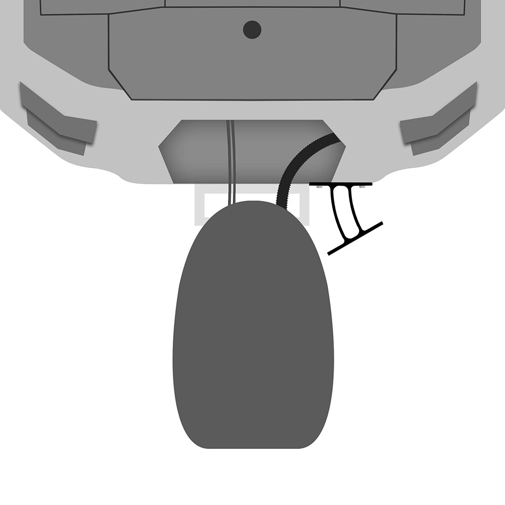 Minn Kota Raptor Direct Mount Angle Bracket - Black OutdoorUp