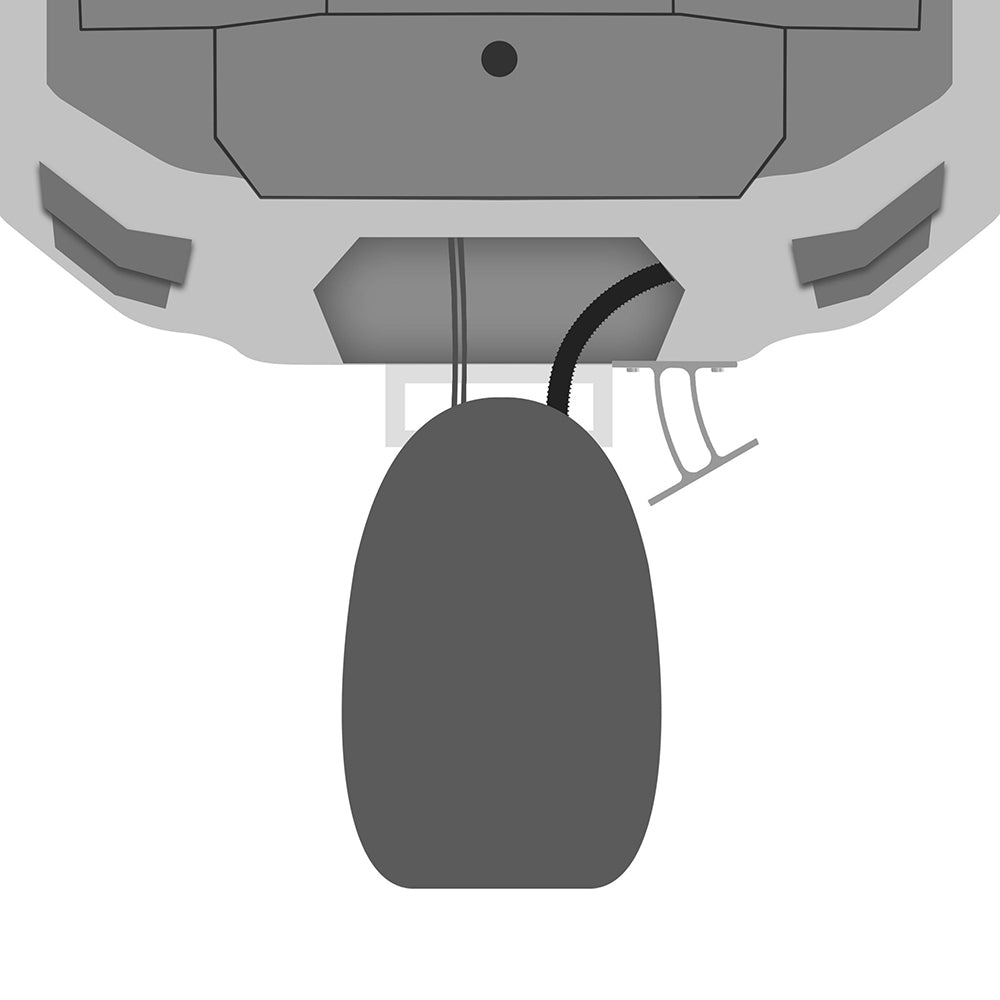 Minn Kota Raptor Direct Mount Angle Bracket - White OutdoorUp