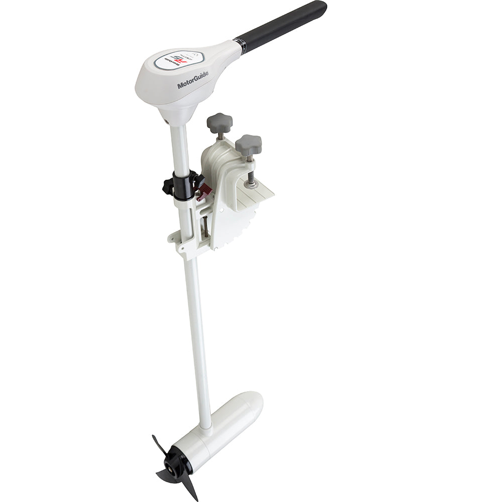 MotorGuide R5-105SW Salt Water Digital Hand Control Transom Mount Trolling Motor - 105lb-50"-36V OutdoorUp