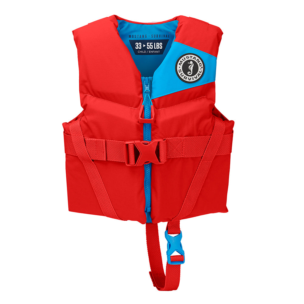 Mustang Child REV Foam Vest - Red - Child OutdoorUp