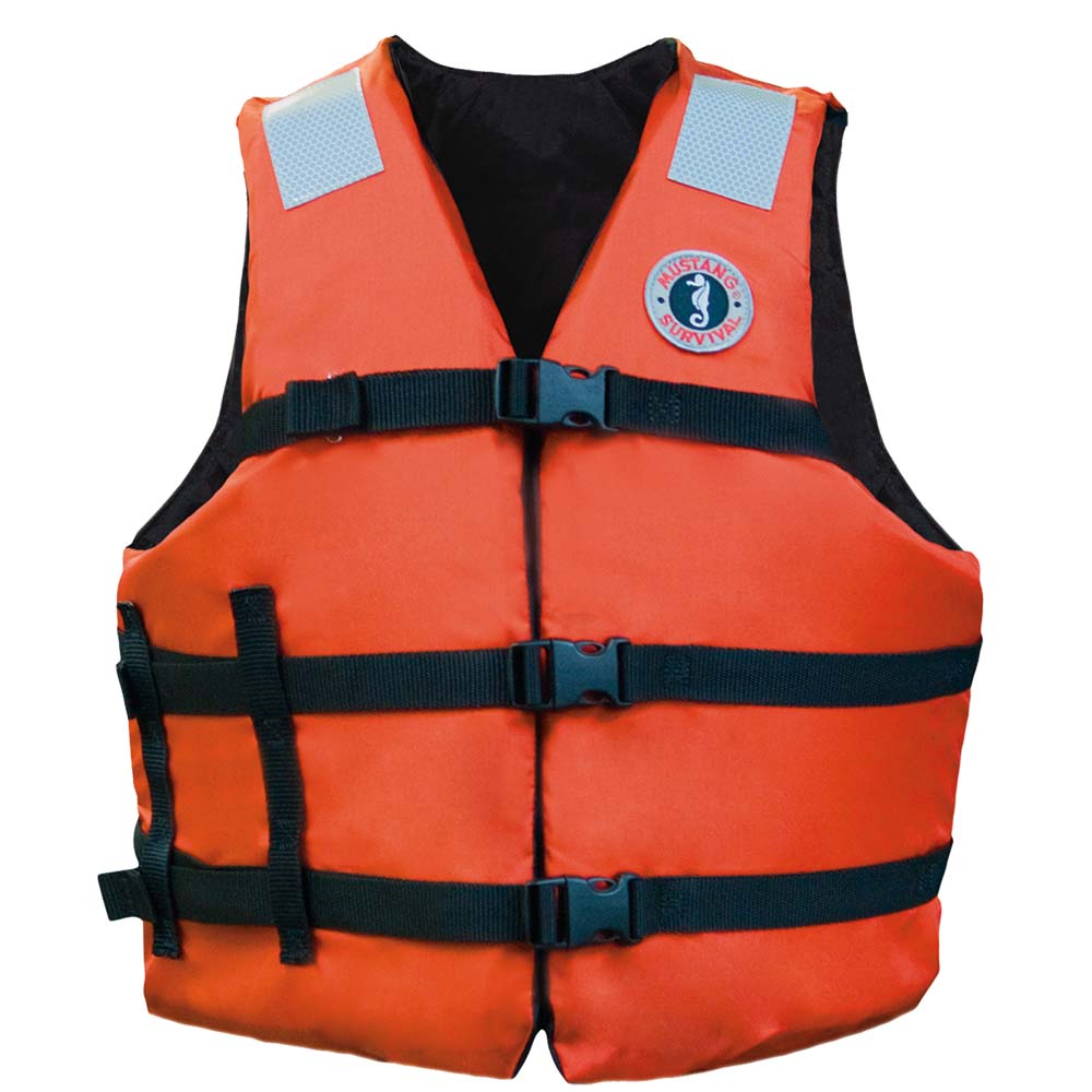 Mustang Flotation Vest - Orange - Adult Universal OutdoorUp