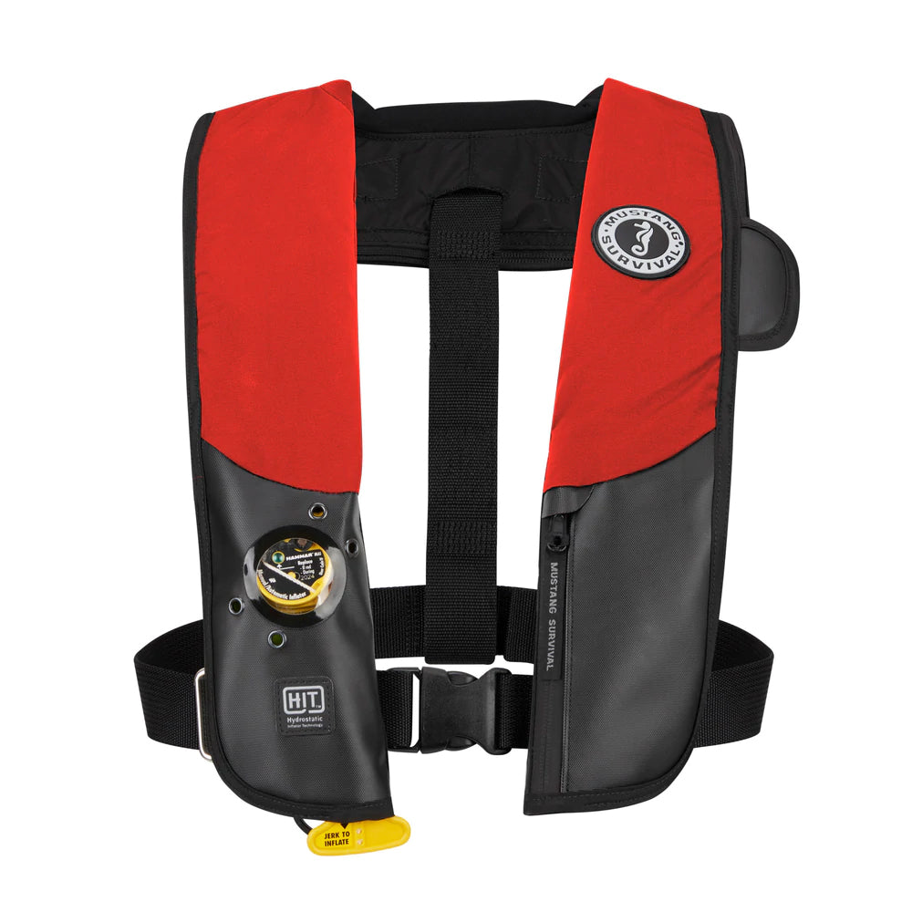 Mustang HIT Hydrostatic Inflatable PFD - Red/Black - Automatic/Manual OutdoorUp