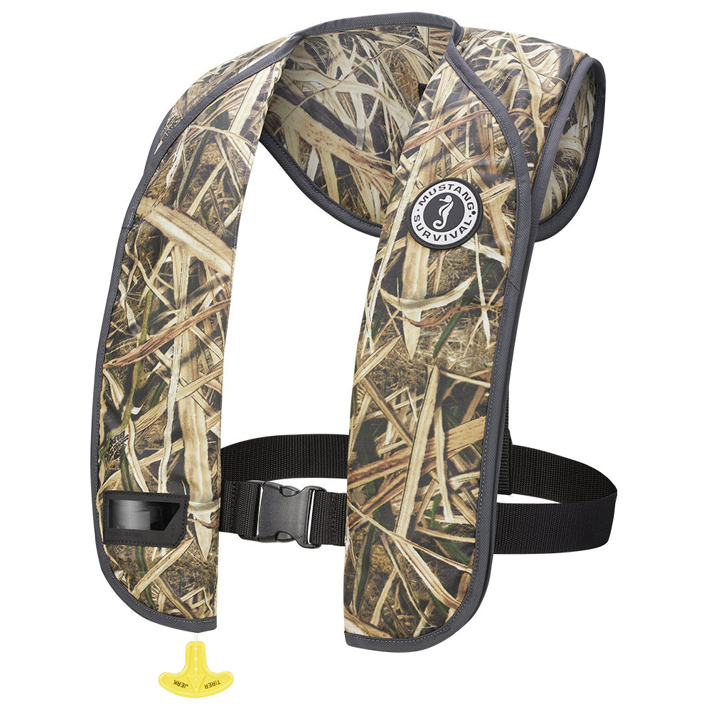 Mustang MIT 100 Inflatable PFD - Mossy Oak Shadow Grass Blades - Automatic/Manual OutdoorUp