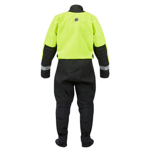 Mustang MSD576 Water Rescue Dry Suit - Fluorescent Yellow Green-Black - Large OutdoorUp