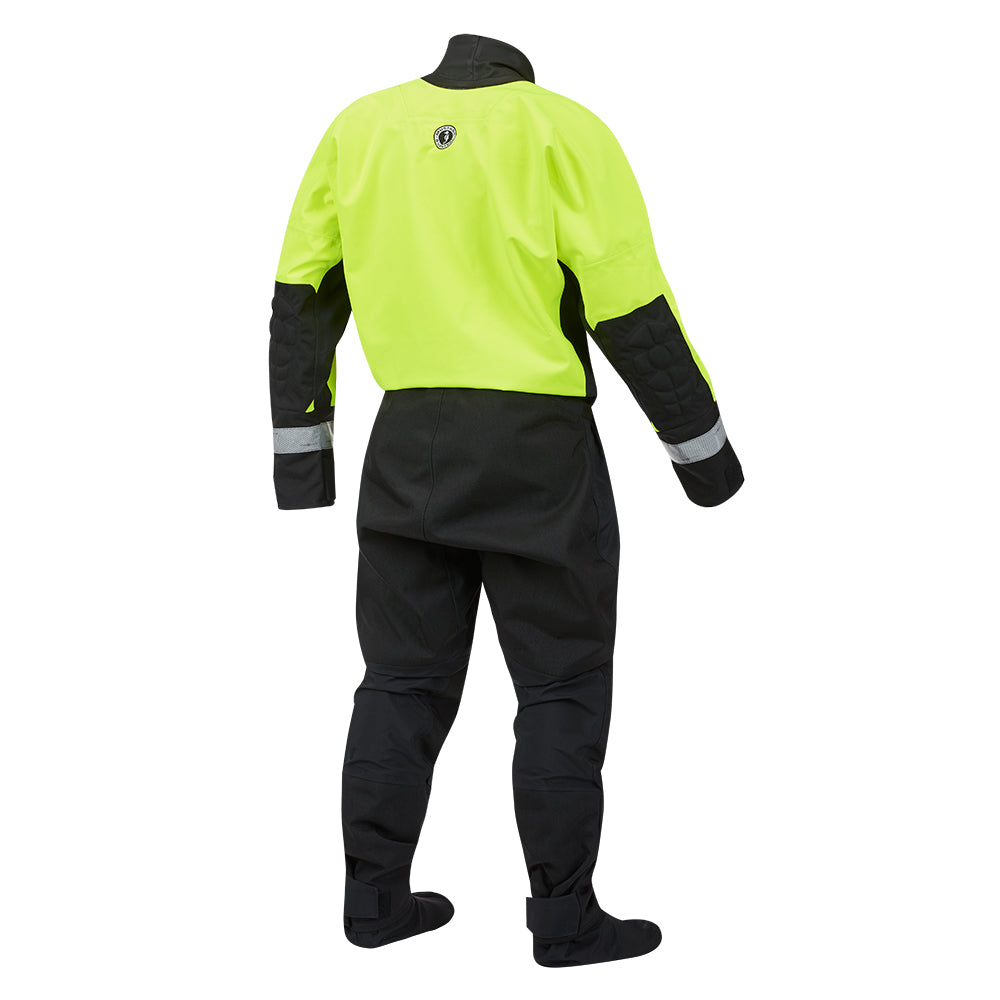 Mustang MSD576 Water Rescue Dry Suit - Fluorescent Yellow Green-Black - XL OutdoorUp