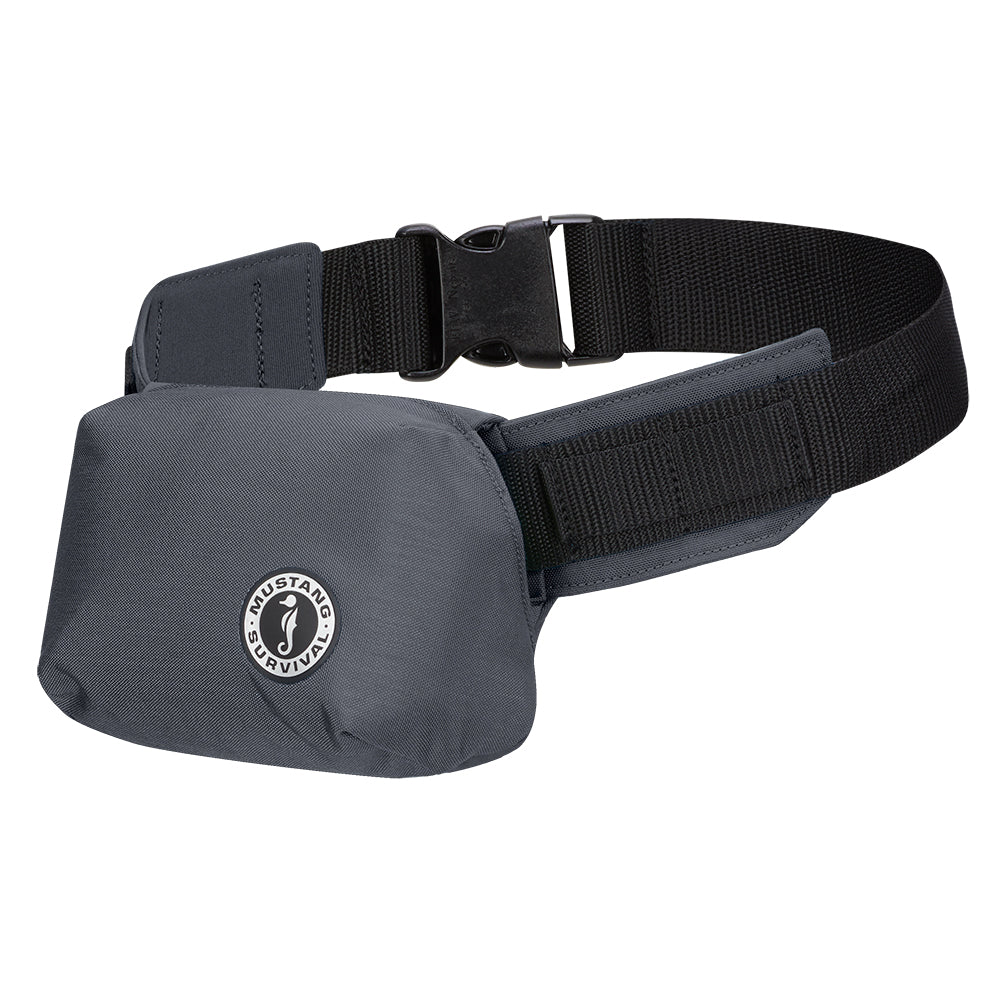 Mustang Minimalist Inflatable Belt Pack - Admiral Grey - Manual OutdoorUp