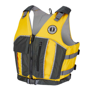 Mustang Reflex Foam Vest - Yellow/Grey - Medium/Large OutdoorUp