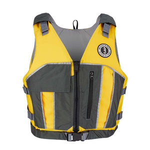 Mustang Reflex Foam Vest - Yellow/Grey - Medium/Large OutdoorUp