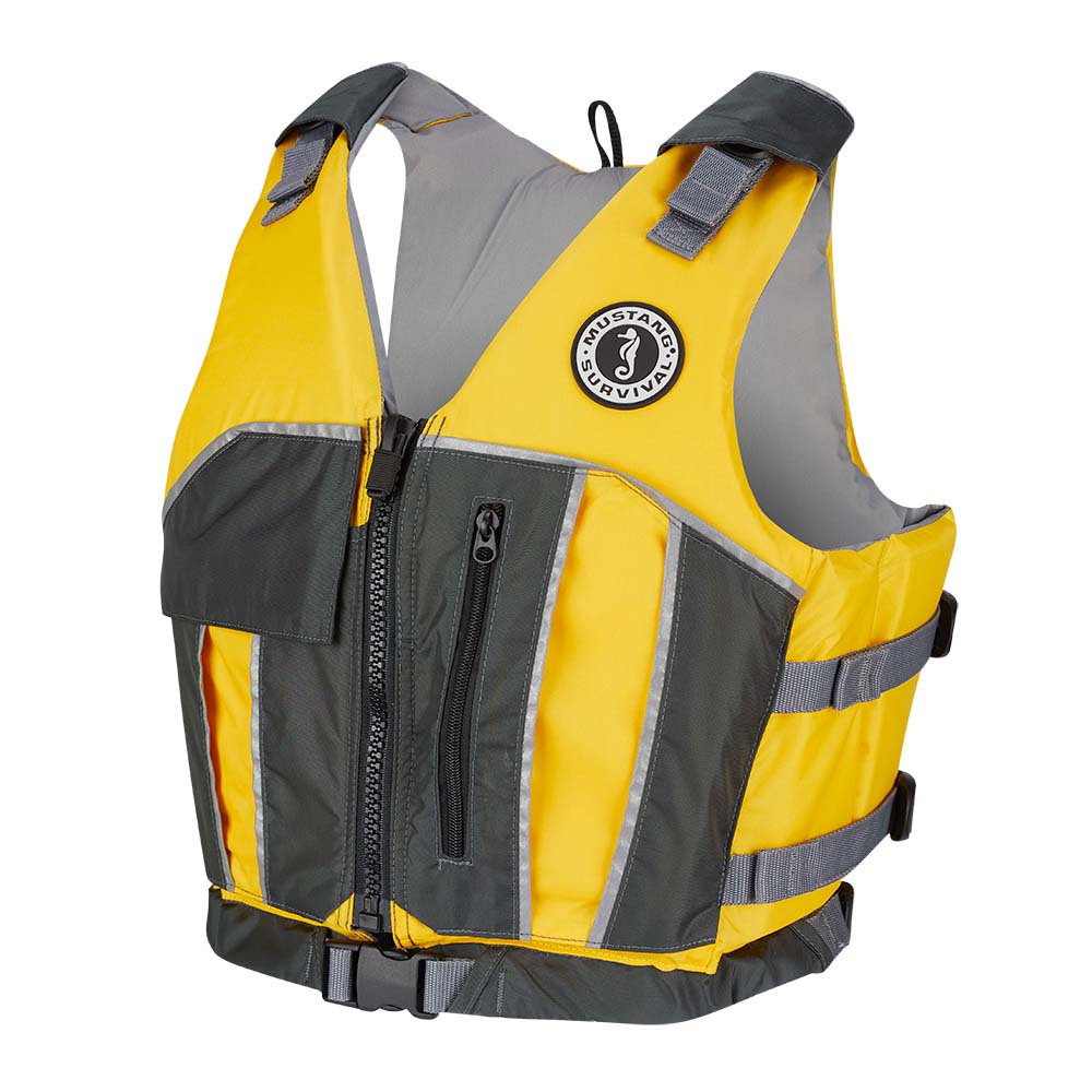 Mustang Reflex Foam Vest - Yellow/Grey - XL/XXL OutdoorUp