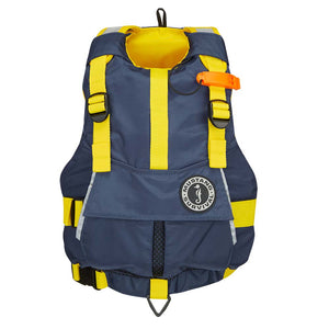 Mustang Youth Bobby Foam Vest - Yellow/Navy OutdoorUp