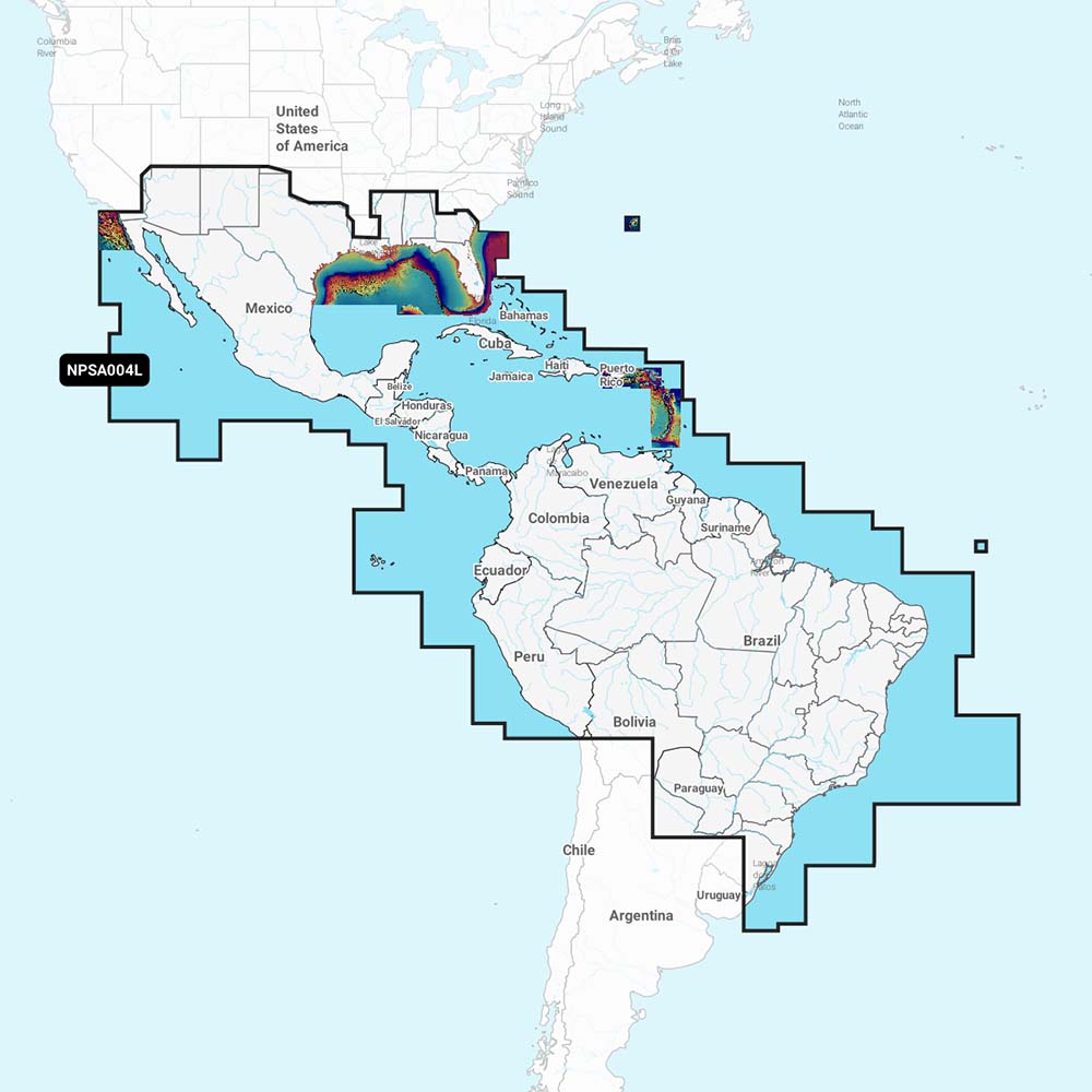Navionics Platinum+ NPSA004L - Mexico, Caribbean to Brazil OutdoorUp