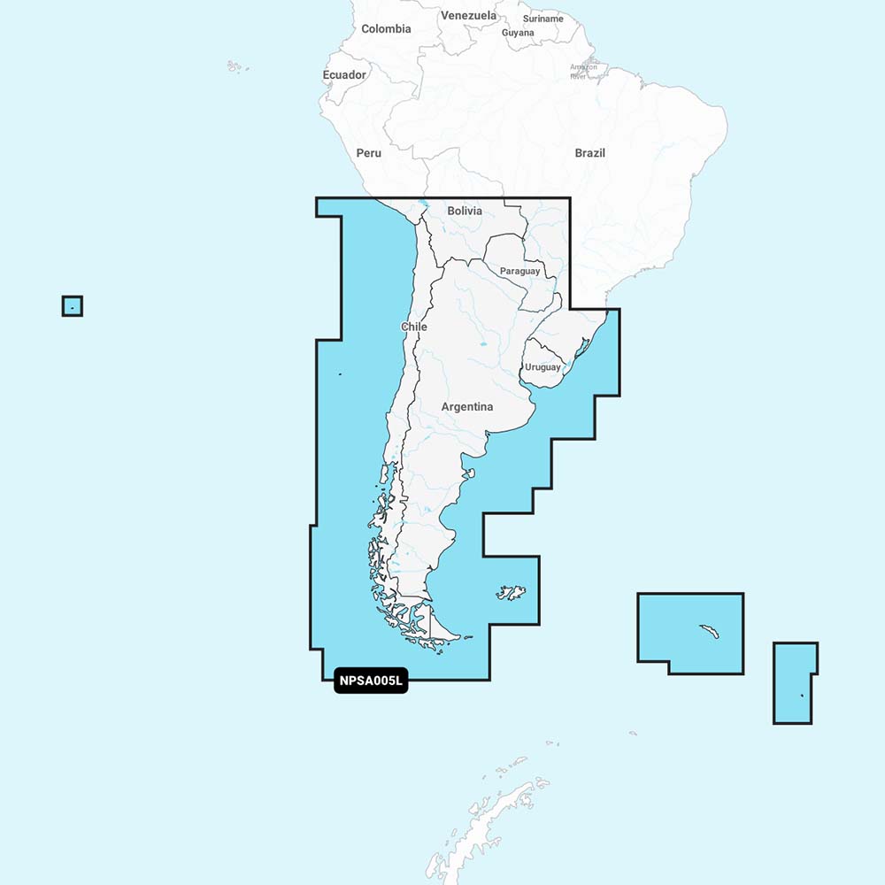 Navionics Platinum+ NPSA005L - Chile, Argentina  Easter Island OutdoorUp