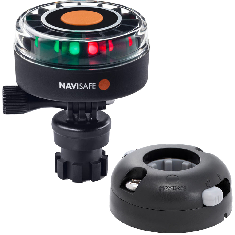 Navisafe Navilight 2NM Tricolor w/Navimount Base  Horizontal Mount - Black OutdoorUp