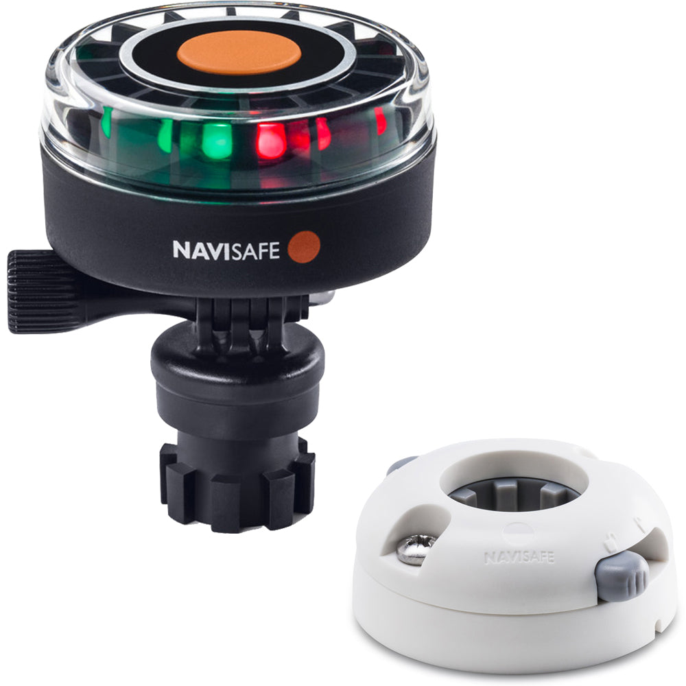 Navisafe Navilight 2NM Tricolor w/Navimount Base  Horizontal Mount - White OutdoorUp