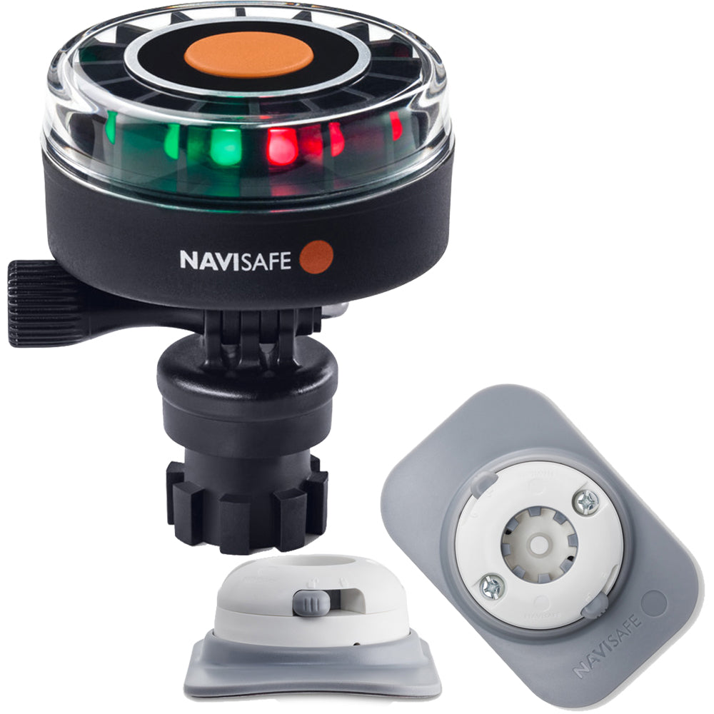 Navisafe Navilight 2NM Tricolor w/Navimount Base  RIB Mount - White OutdoorUp