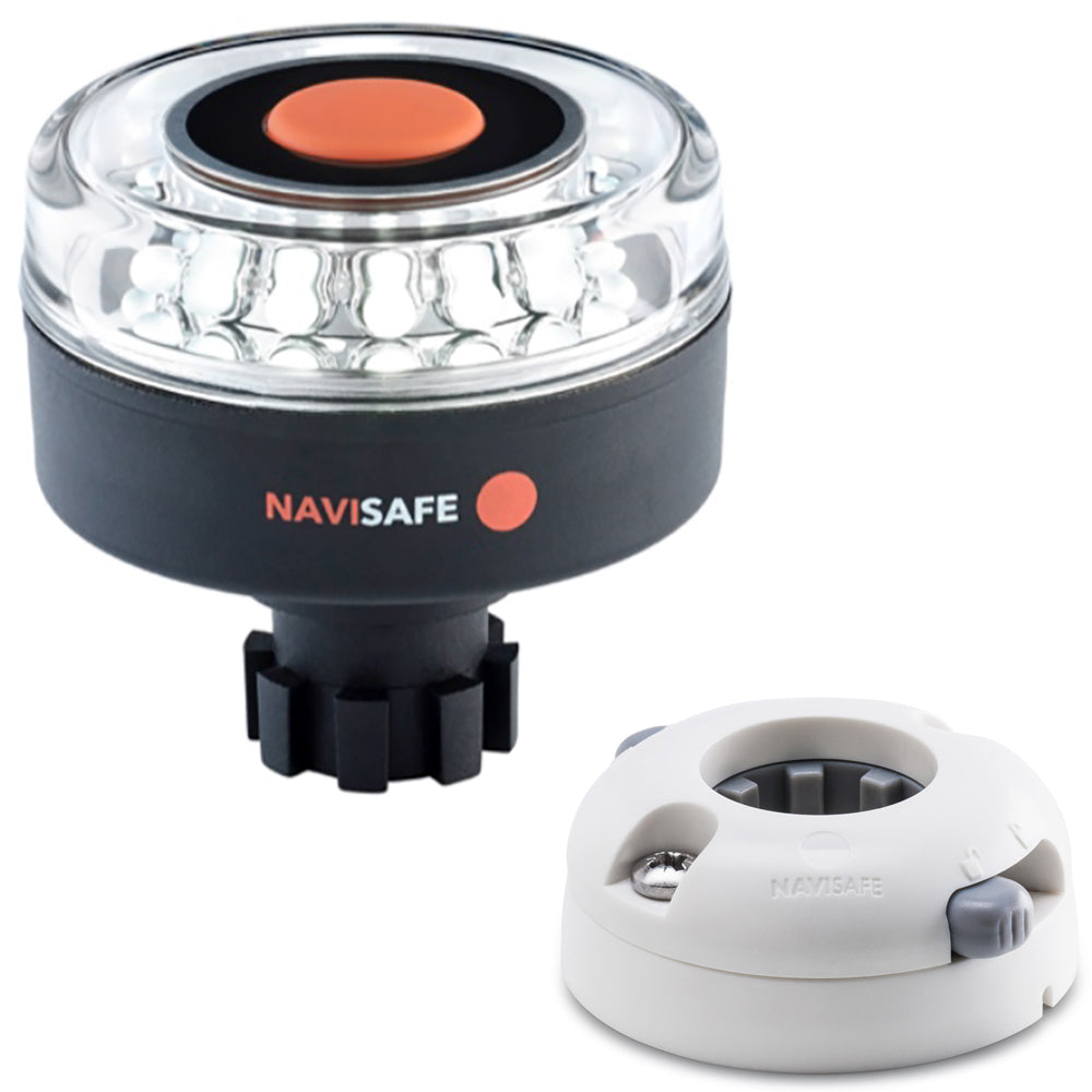 Navisafe Navilight 360 2NM w/Navibolt Base  Horizontal Mount - White OutdoorUp