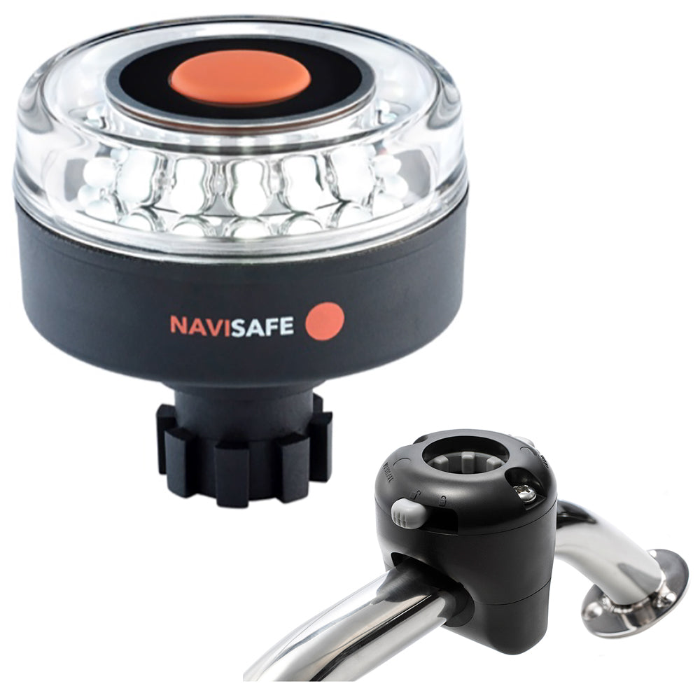Navisafe Navilight 360 2NM w/Navibolt Base  Rail Mount - Black OutdoorUp