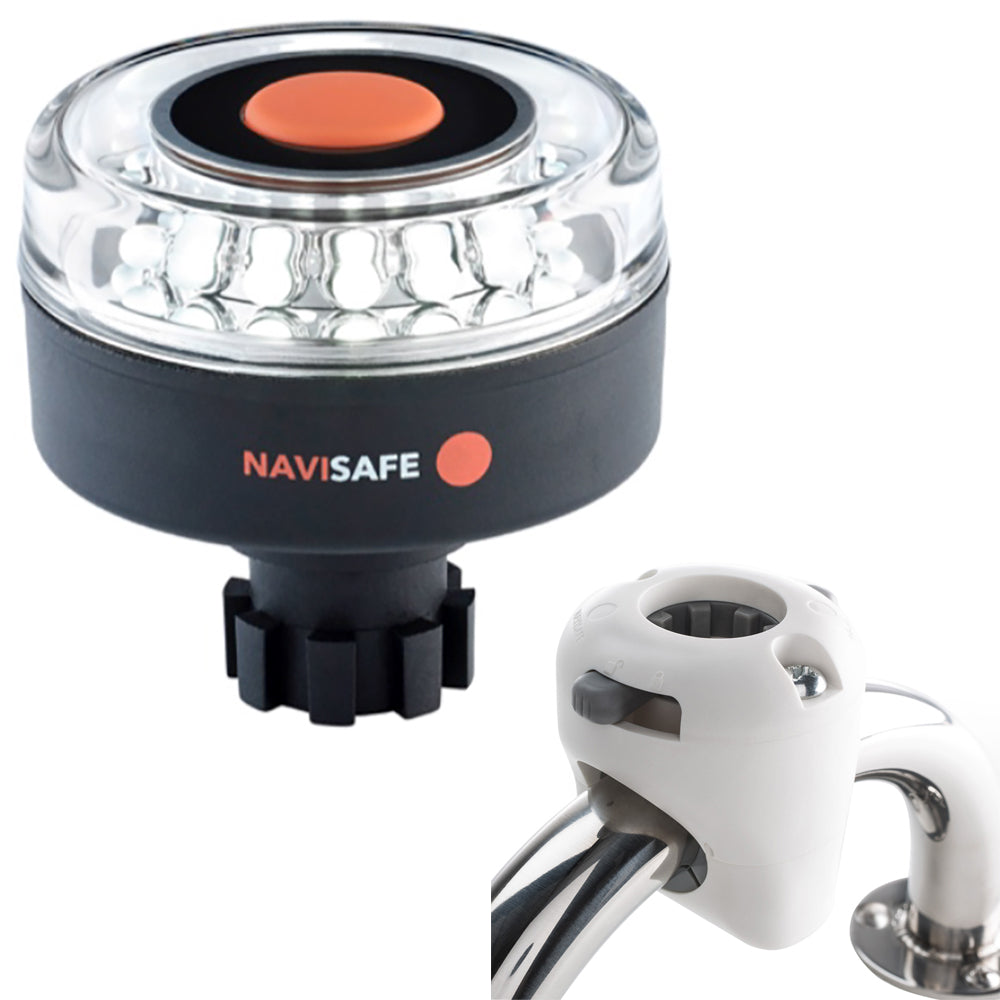Navisafe Navilight 360 2NM w/Navibolt Base  Rail Mount - White OutdoorUp