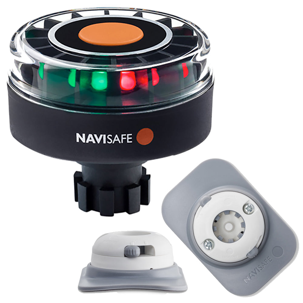 Navisafe Navilight Tricolor 2NM w/Navibolt Base  RIB Mount - White OutdoorUp