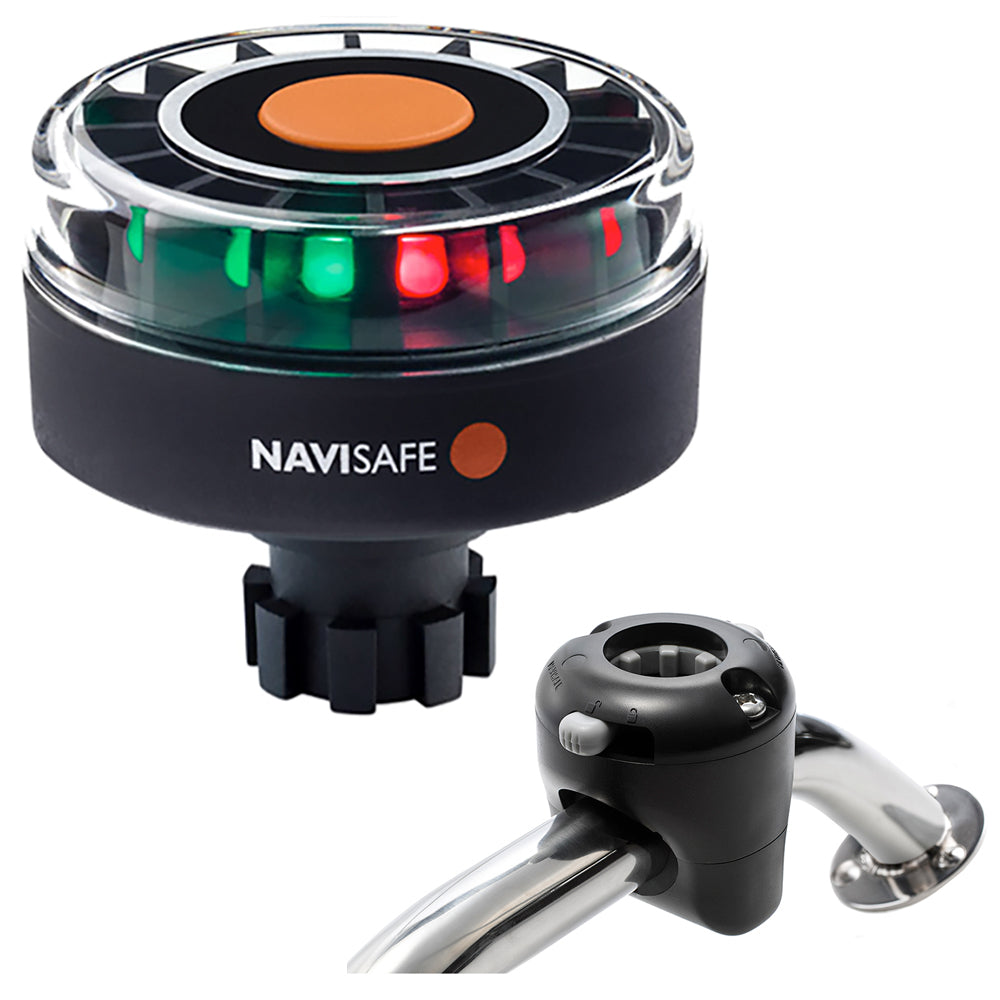 Navisafe Navilight Tricolor 2NM w/Navibolt Base  Rail Mount - Black OutdoorUp