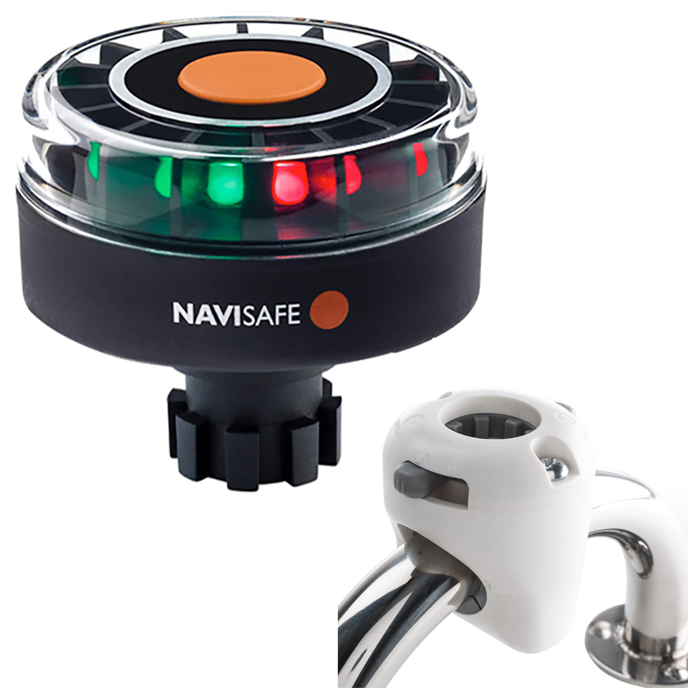 Navisafe Navilight Tricolor 2NM w/Navibolt Base  Rail Mount - White OutdoorUp