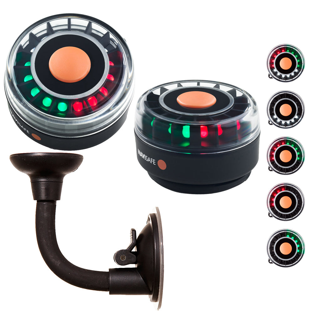 Navisafe Portable Navilight 2NM - TriColor w/Bendable Suction Cup Mount OutdoorUp