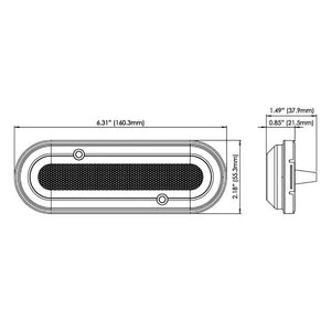 OceanLED M6 Gen2 Mast Light - Surface Mount - Warm White OutdoorUp