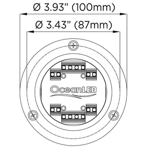 OceanLED Sport S3166S Underwater LED Light - Ultra White OutdoorUp