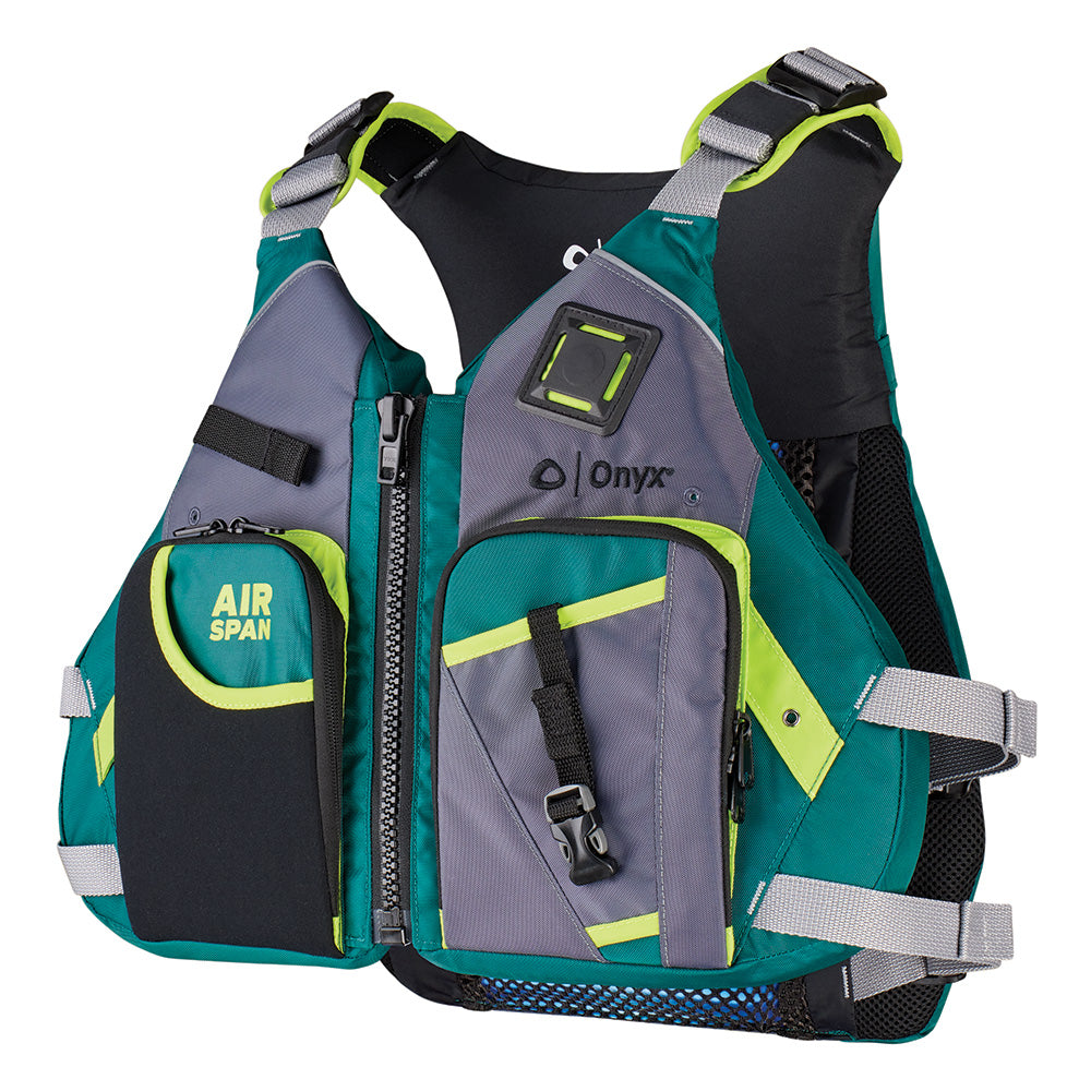 Onyx Airspan Angler Life Jacket - XL/2X - Green OutdoorUp